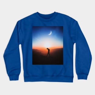 Moon and sun Crewneck Sweatshirt